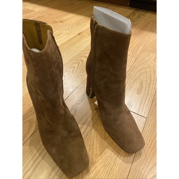 J. McLaughlin Cocoa Brown Evie Suede Women's Boot Size 113546